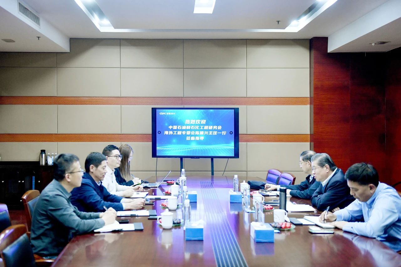 中国石油和石化工程研究会海外工程专委会陈德兴主任一行到访澄星股份